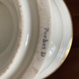Paris porcelain ewer basin circa 1820 signed Pochet