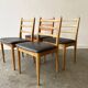 1960s Mid-Century dining table and dining chairs by Schreiber Furniture