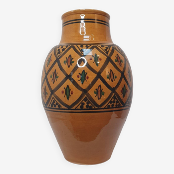 Moroccan terracotta vase