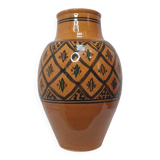 Moroccan terracotta vase