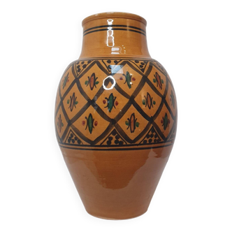 Moroccan terracotta vase