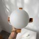 1980s pin support ball desk lamp
