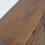 Large Art Deco Dutch Oak Apothecary / Filing Cabinet or Sideboard, 1930s