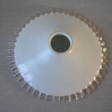 Opaline glass wafer lampshade