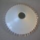 Opaline glass wafer lampshade