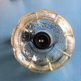 Suspension boule en verre moulé