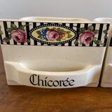 Porcelain or earthenware spice drawer