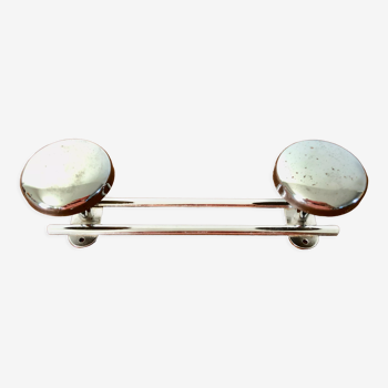 Porte-manteaux rétro chromé 1970