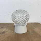 Vintage White Porcelain Ceiling Light, 1970s