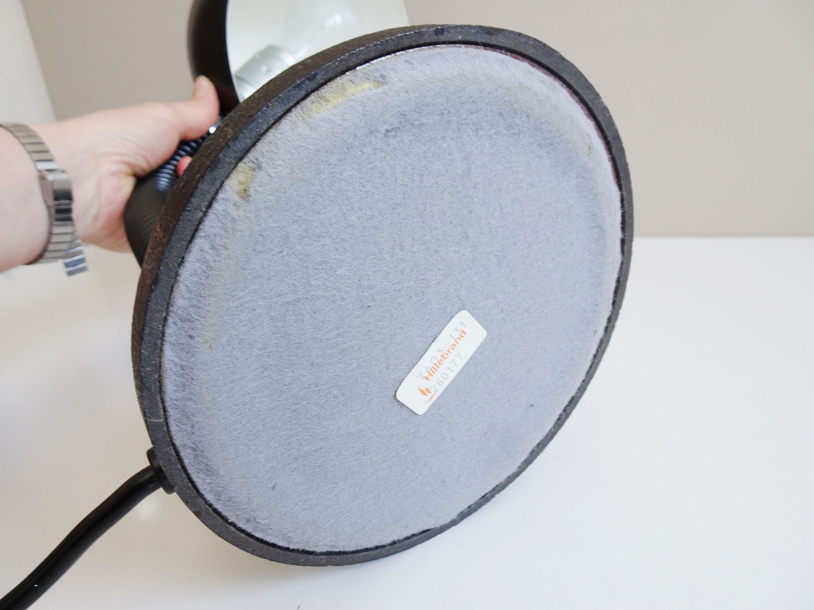 Black desk lamp from