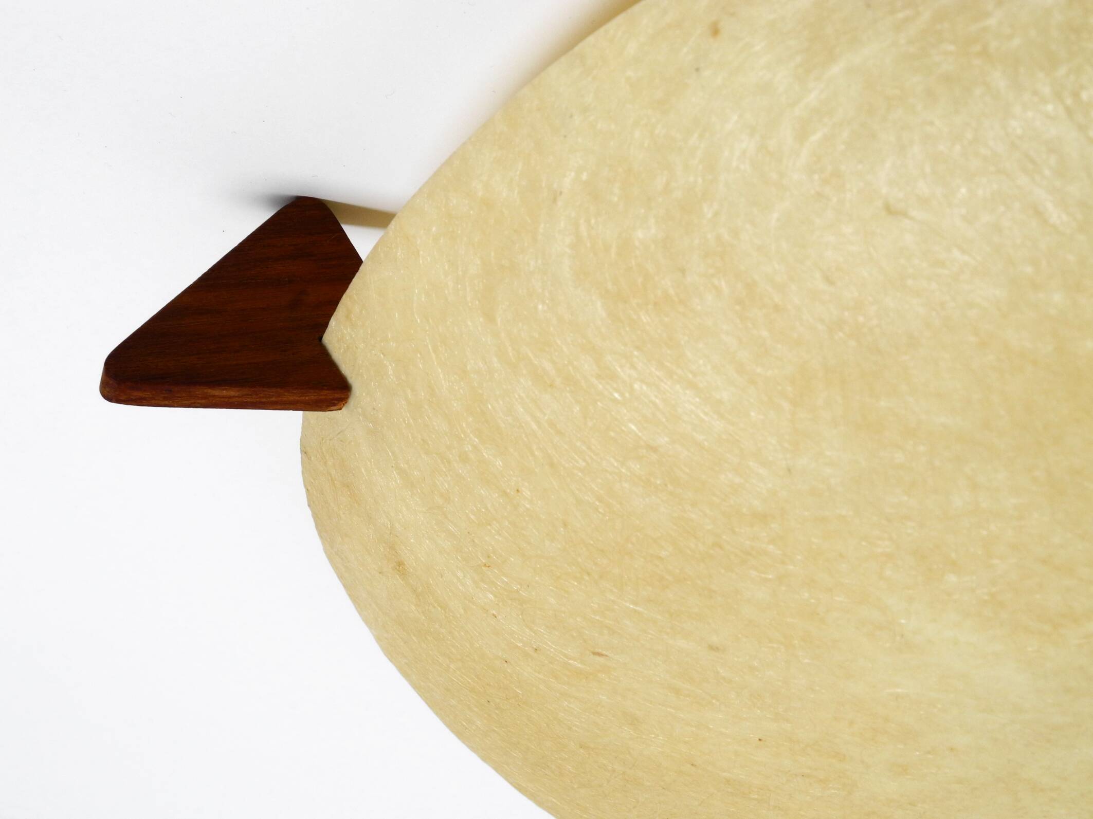 Beautiful original Mid Century Modern fiberglass ceiling or wall lamp