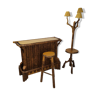 Brutalist stool bar