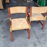 Chairs 70s mahogany