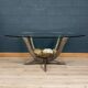 Rare 20thc french dining table by jacques duval brasseur, france c.1970