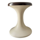 Vintage GDR Space Age brown plastic Tulip Stool, 1960s