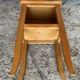 Antique Nightstand Light Wood Vintage Case