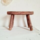 Mini wooden farmhouse bench
