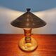 Lampe Art Déco en laiton, années 1920-30