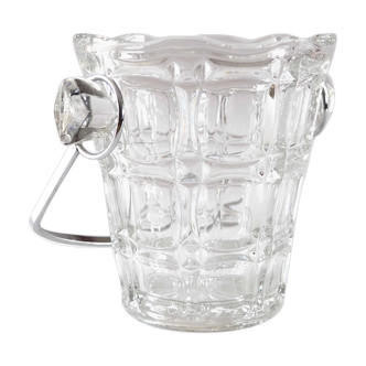 Glass ice bucket