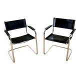 Set of 2 MG5 Grassi style armchairs