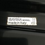 Canapé gradual lounge cuir noir Cini Boeri - knoll/gavina