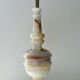 Pied de lampe en onyx