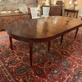 Extendable Louis XVI style mahogany dining table from the Directoire period