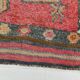 4x12 Vintage Long Wide Vintage Runner, Soft Red Wool Runner Rug, 104x363Cm