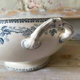 Iron earth salad bowl, old "Guadeloupe" soup tureen