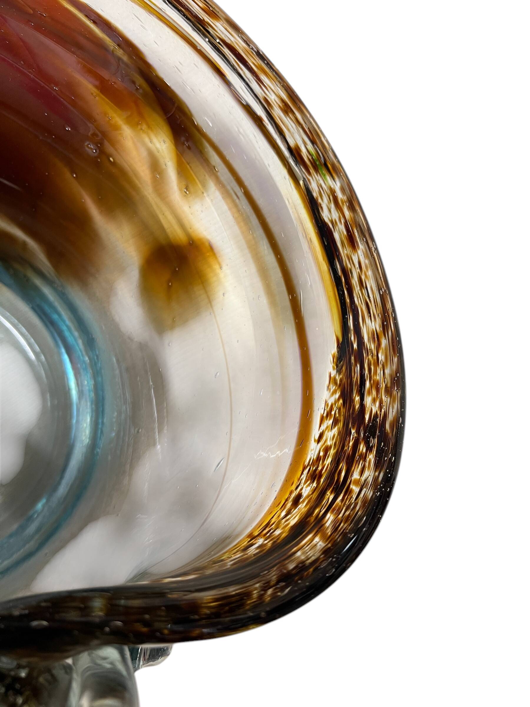 Jean Claude Novaro Glass Fruit Basket