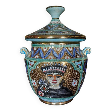 Ceramic bonbonnière Taormina