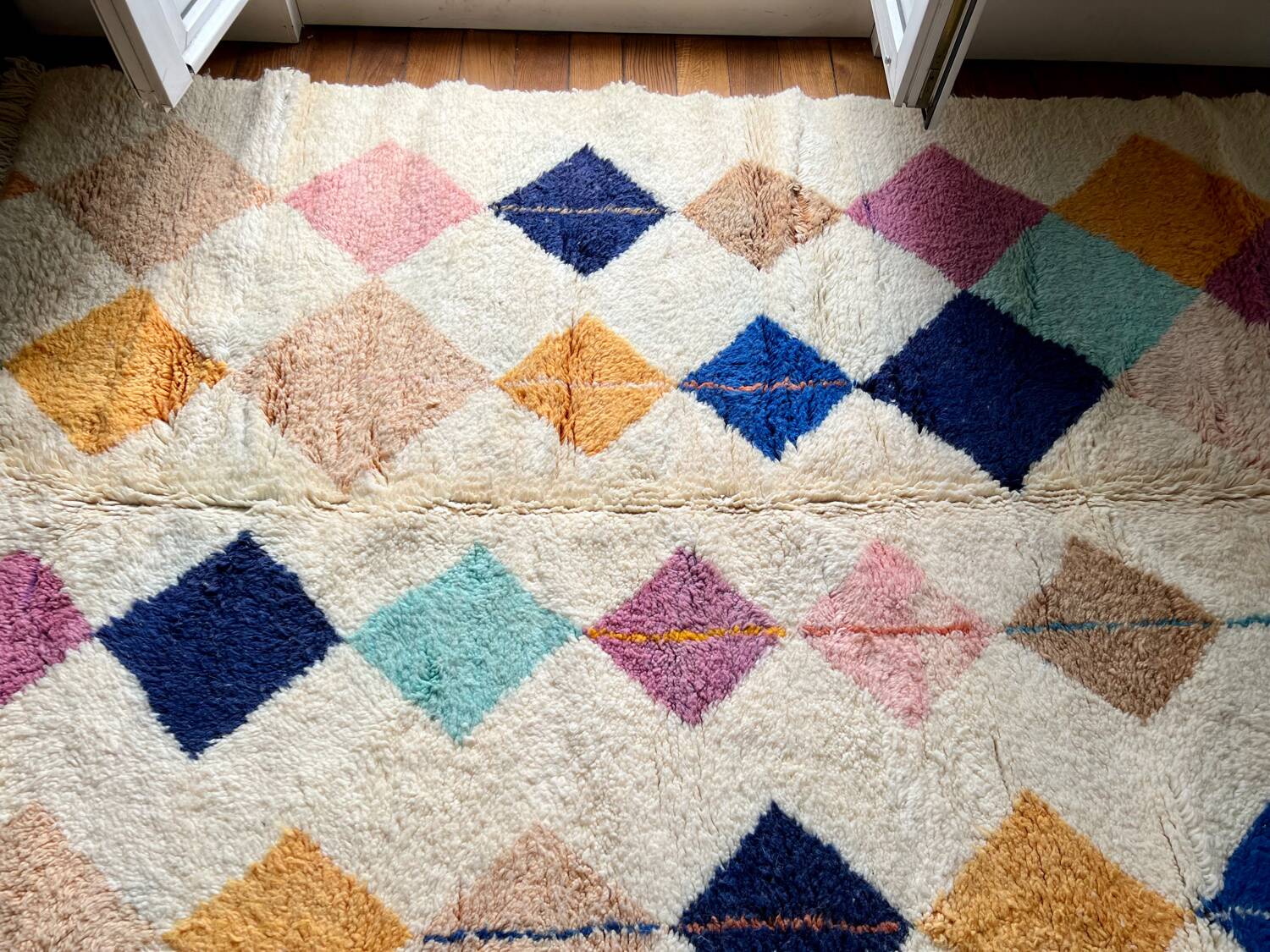 Berber handmade rug Beni Ouarain 100% wool