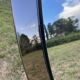 Vintage Wall Mirror, smoked glass, two-tone circa 1980s