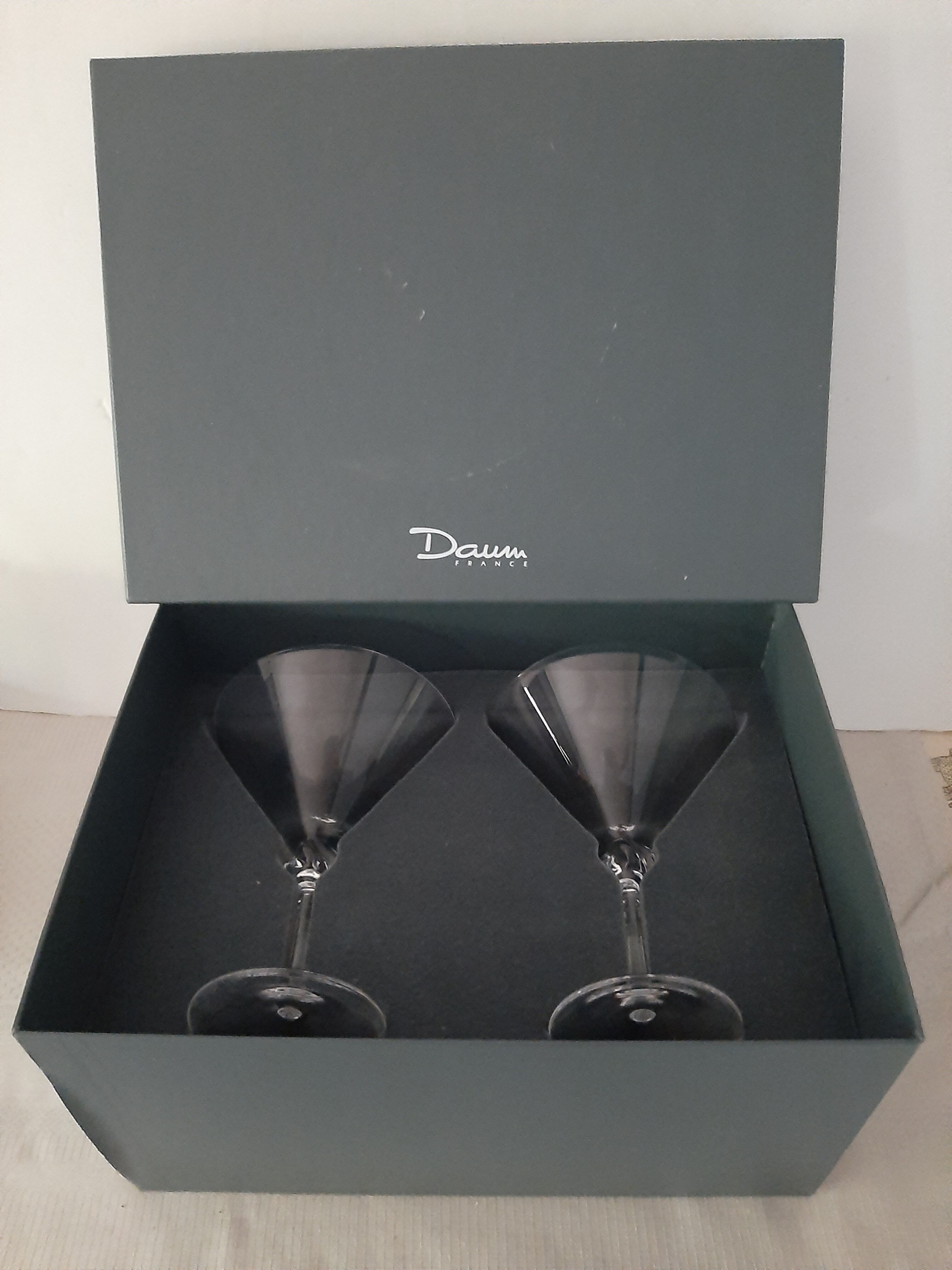Duo Daum crystal Bolero cocktail glasses
