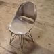 Chaise grise par Miroslav Navràtil édition Vertex 1959