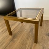 Smoked glass side table