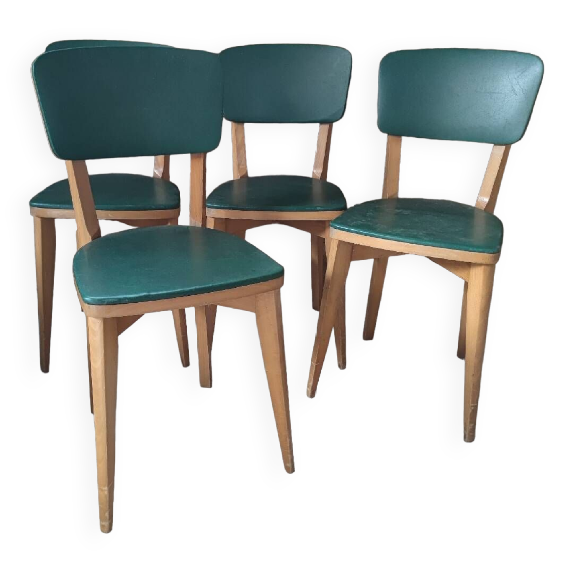 Set of 4 50s chairs