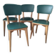 Lot de 4 chaises années 50