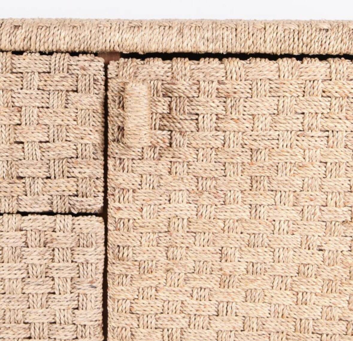 Woven rush sideboard