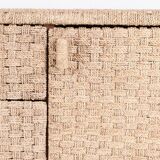 Woven rush sideboard