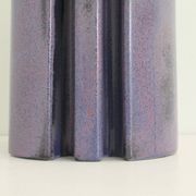 Multifaceted ceramic vase by Angelo Mangiarotti, Italy, 1968.
