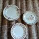 21 mismatched vintage dessert plates