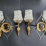 Pair of vintage wall sconces