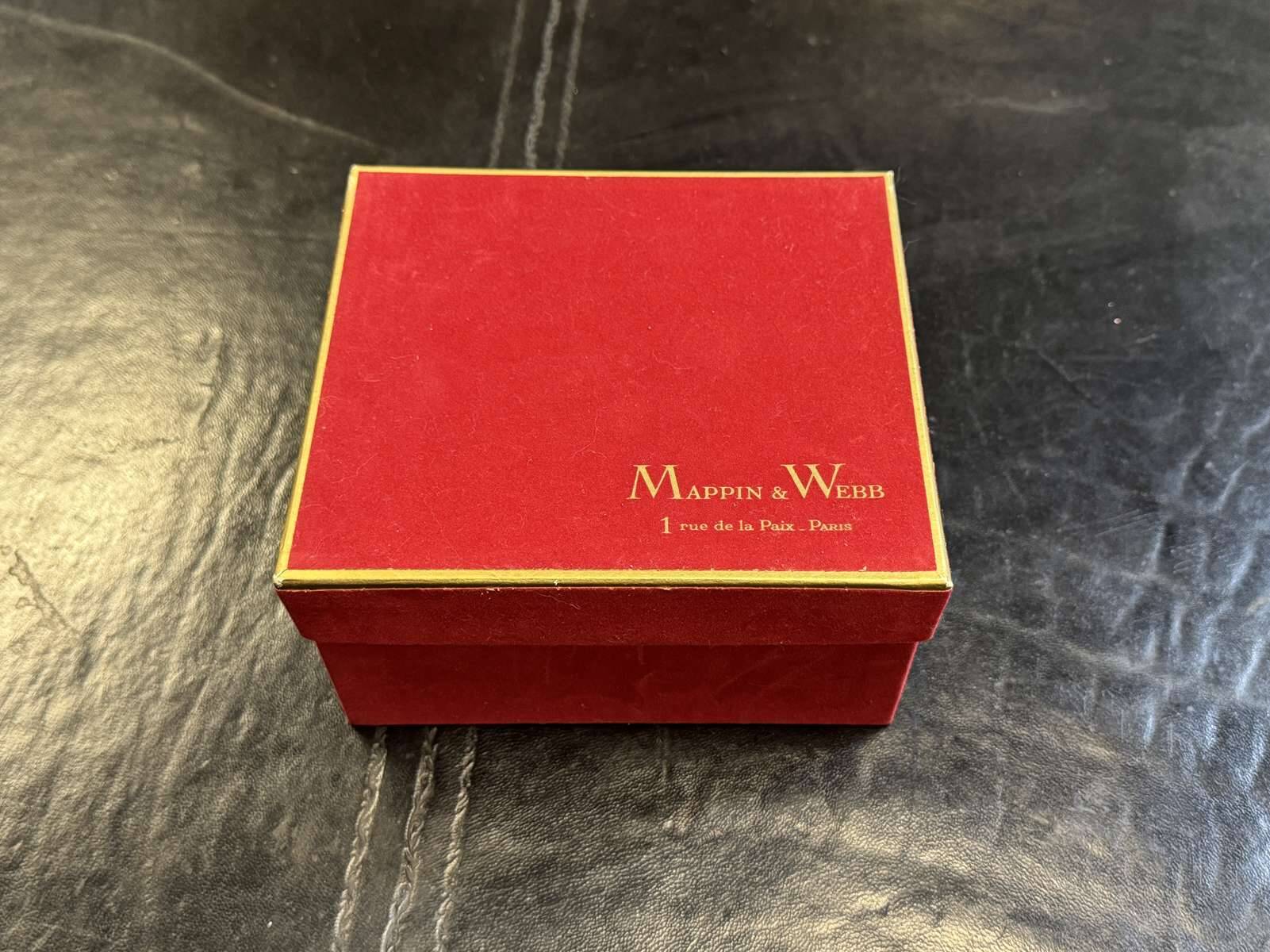Mappin and Webb box of 12 silver-plated cake forks