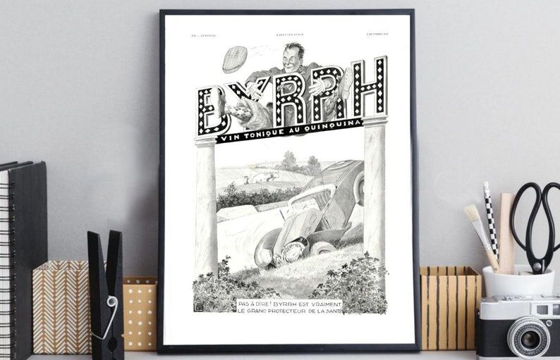 Vintage poster 30s BYRRH