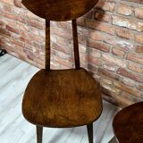 Chaise de menuisier unique conçue par Wanda Genga, Pologne 1958