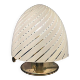 Lampe de table av mazzega mod. lt 394 en verre murano swirl 1970