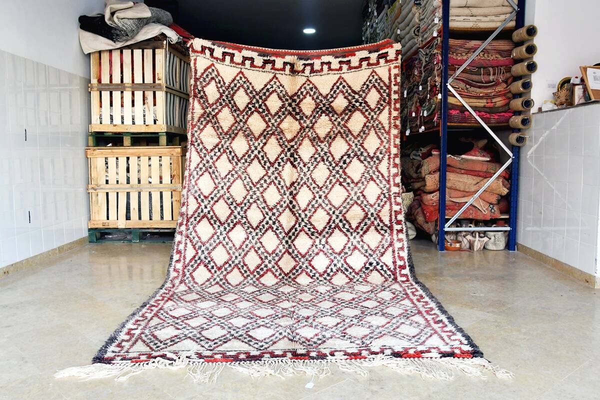 Vintage Moroccan Marmoucha Berber Rug