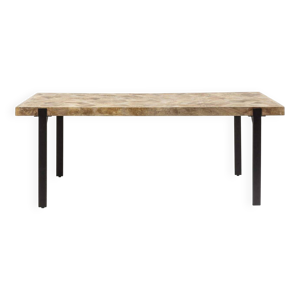 Table kare design tortuga - manguier