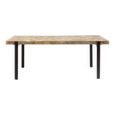 Kare design tortuga table 180 x 90 cm, made of mango wood and steel